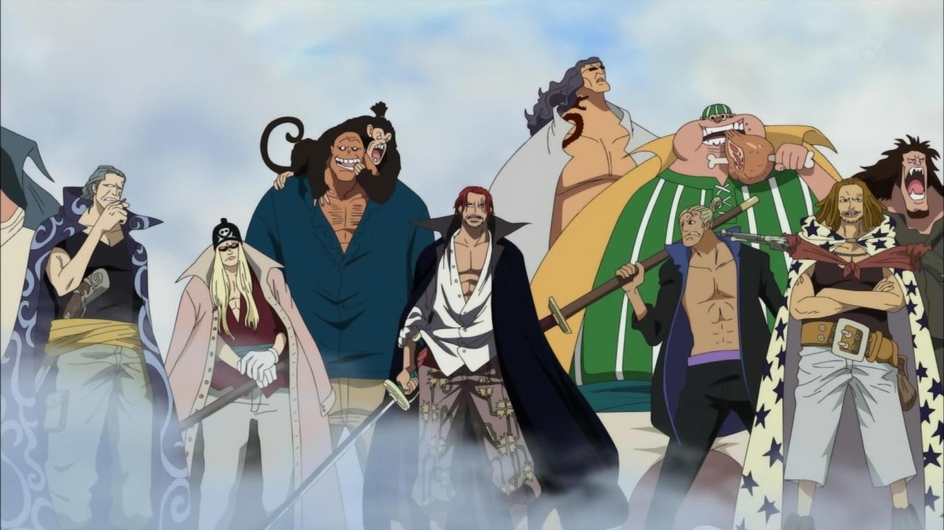 Anime One Piece Wallpaper Wallpaper Shanks Group One Piece 1366x768 Wallpaper Teahub Io