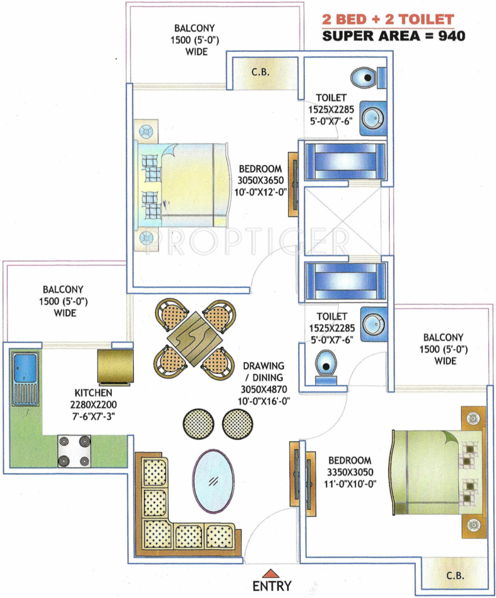 Morpheus Pratiksha 940 Sq Ft) - Hd Image Morpheus Pratiksha - 984x1187 ...