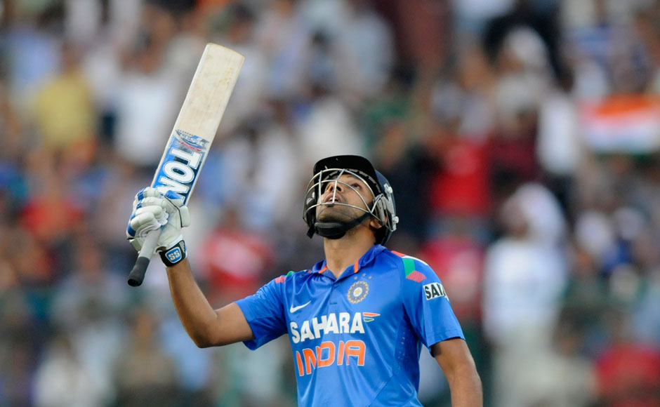 Rohit Sharma Of India Celebrates After Scoring A Century - Rohith ...