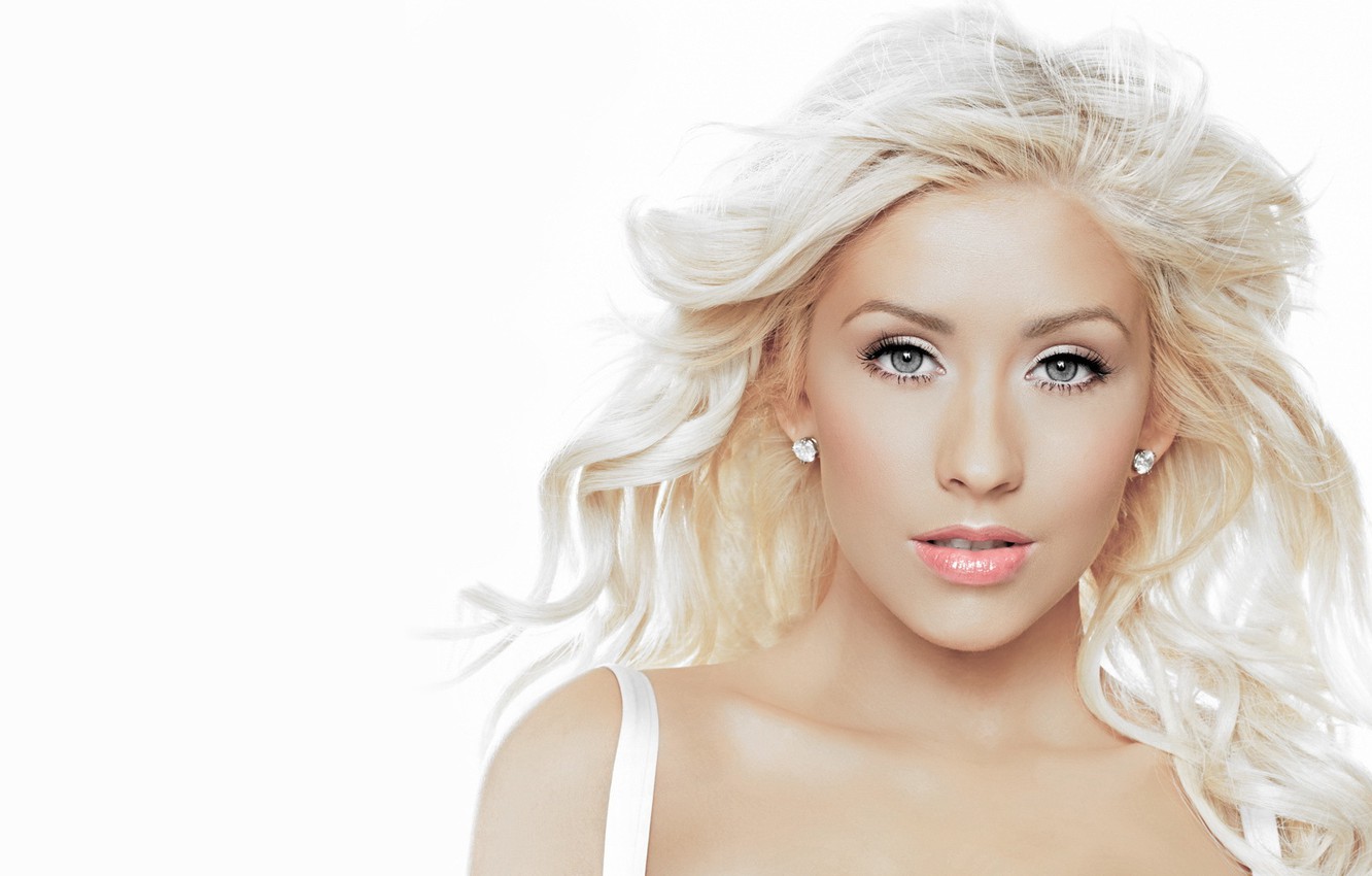 Photo Wallpaper Actress, Blonde, Singer, Christina - Christina Aguilera ...