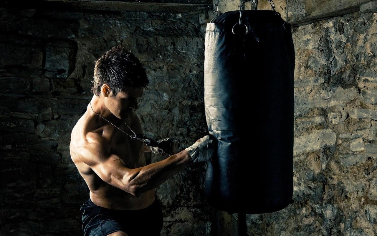 Kickboxer Training Wallpapers - Boxer Punching Bag - HD Wallpaper 