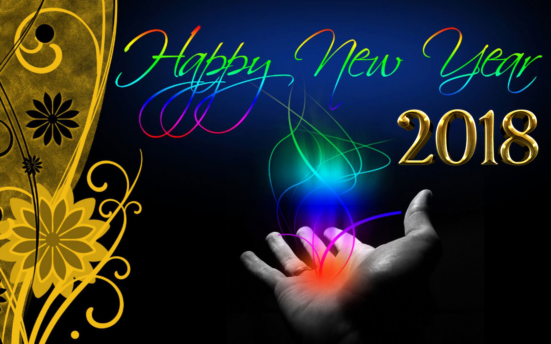 Magical Happy New Year - HD Wallpaper 