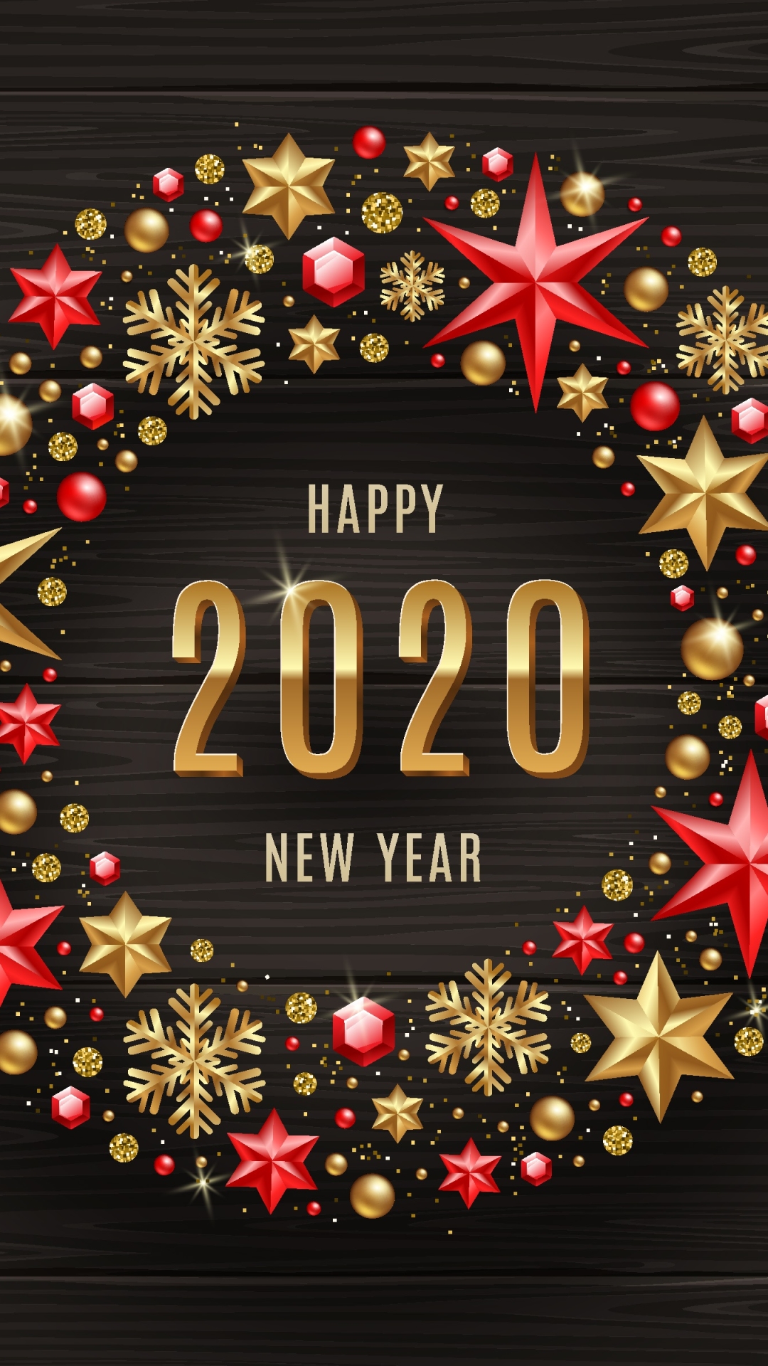 Happy New Year 2020 Wishes Wallpaper - HD Wallpaper 