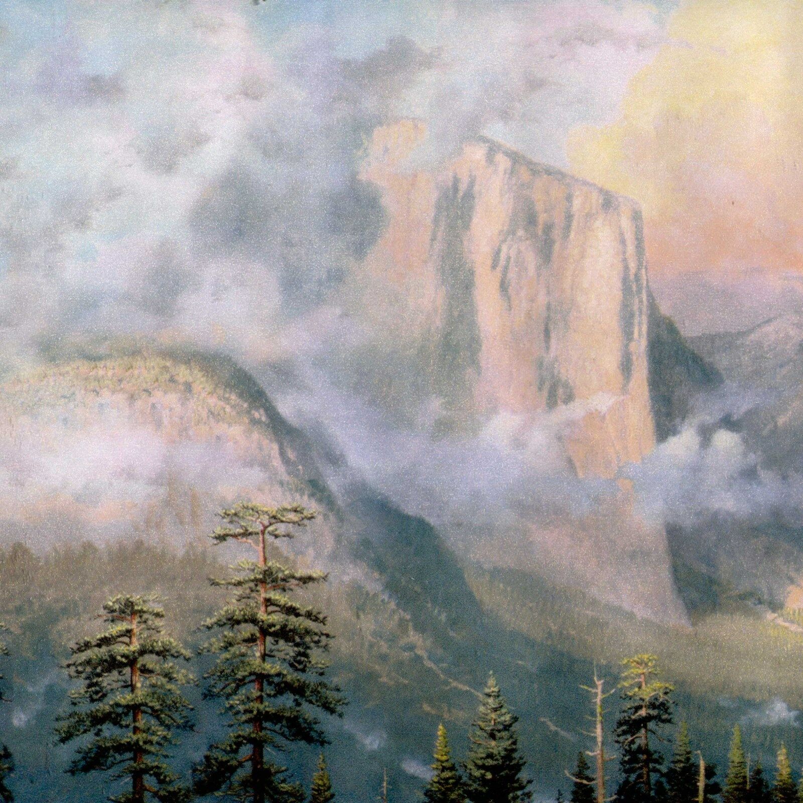 Thomas Kinkade Yosemite - 1600x1600 Wallpaper - teahub.io