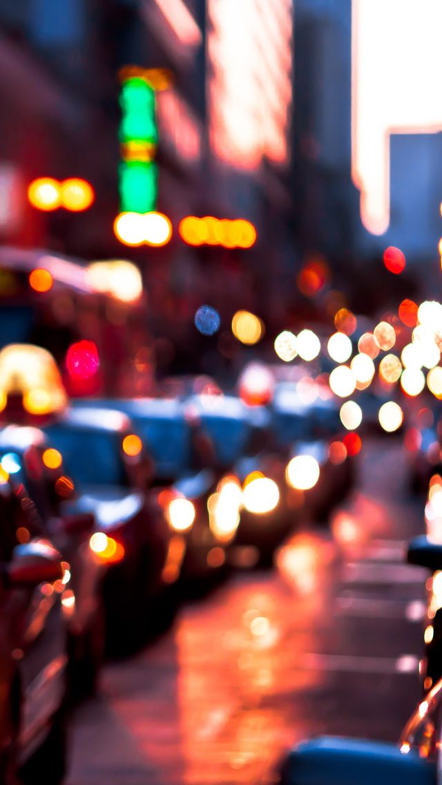 Blur Background City Night - 640x1136 Wallpaper - teahub.io