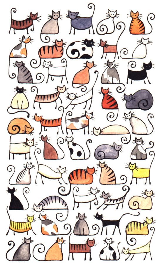 Bullet Journal Cat Doodle - HD Wallpaper 