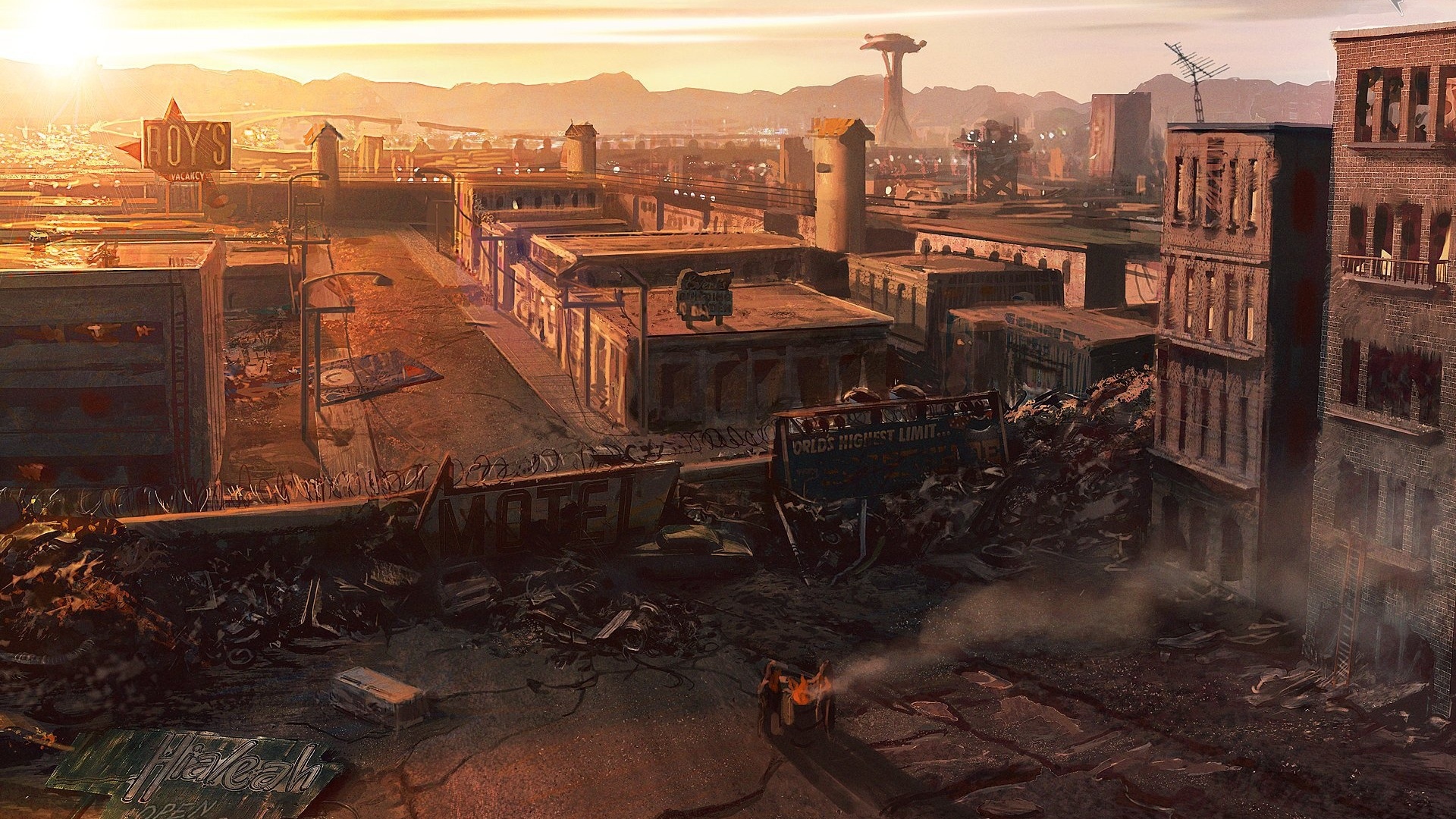 Post Apocalyptic Las Vegas - 1920x1080 Wallpaper - teahub.io