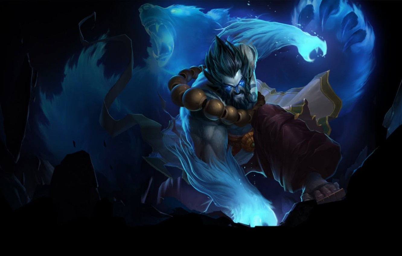 Photo Wallpaper Bear League Of Legends Lol League Spirit Guard Udyr Bear 1332x850 Wallpaper Teahub Io