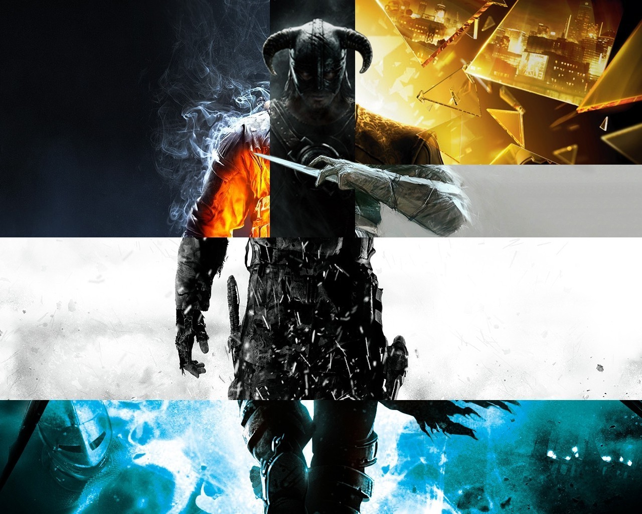 Skyrim Call Of Duty - HD Wallpaper 