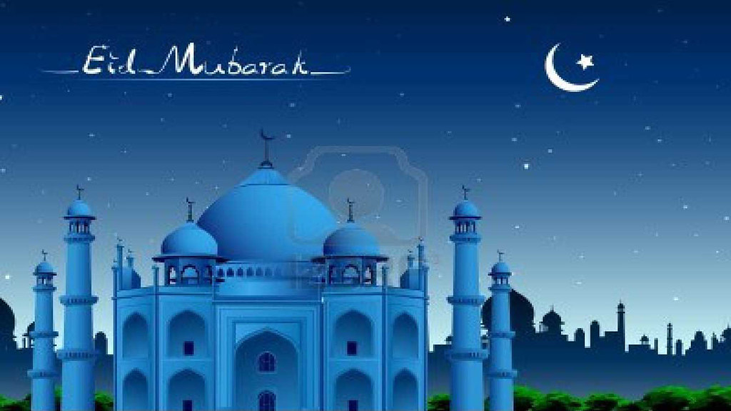 Masjid Vector Background - 1024x576 Wallpaper 