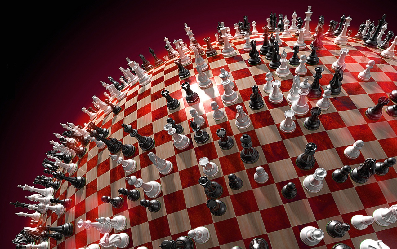 Round Chess Board Wallpapers - Cool Chess Backgrounds - HD Wallpaper 