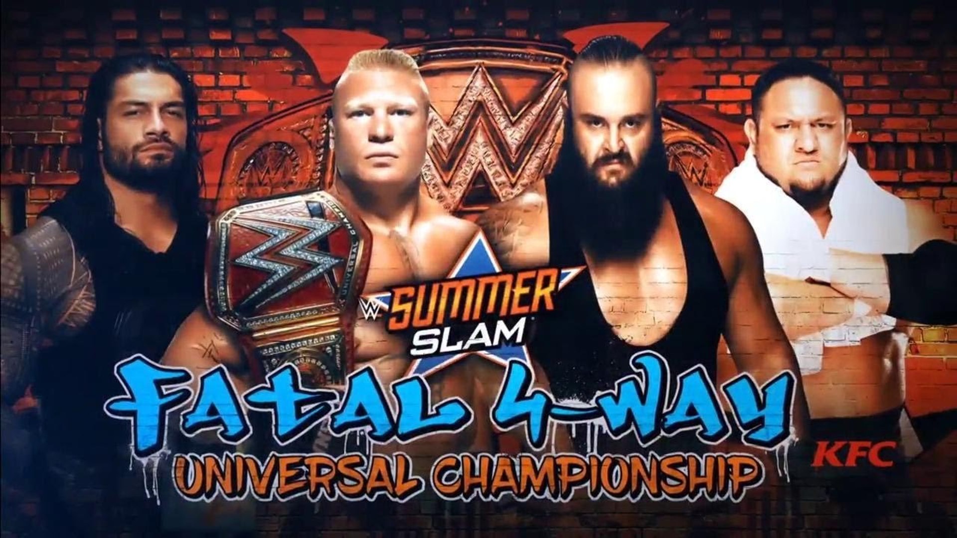 Wwe Summer Slam 2017 1920x1080 Wallpaper Teahub Io