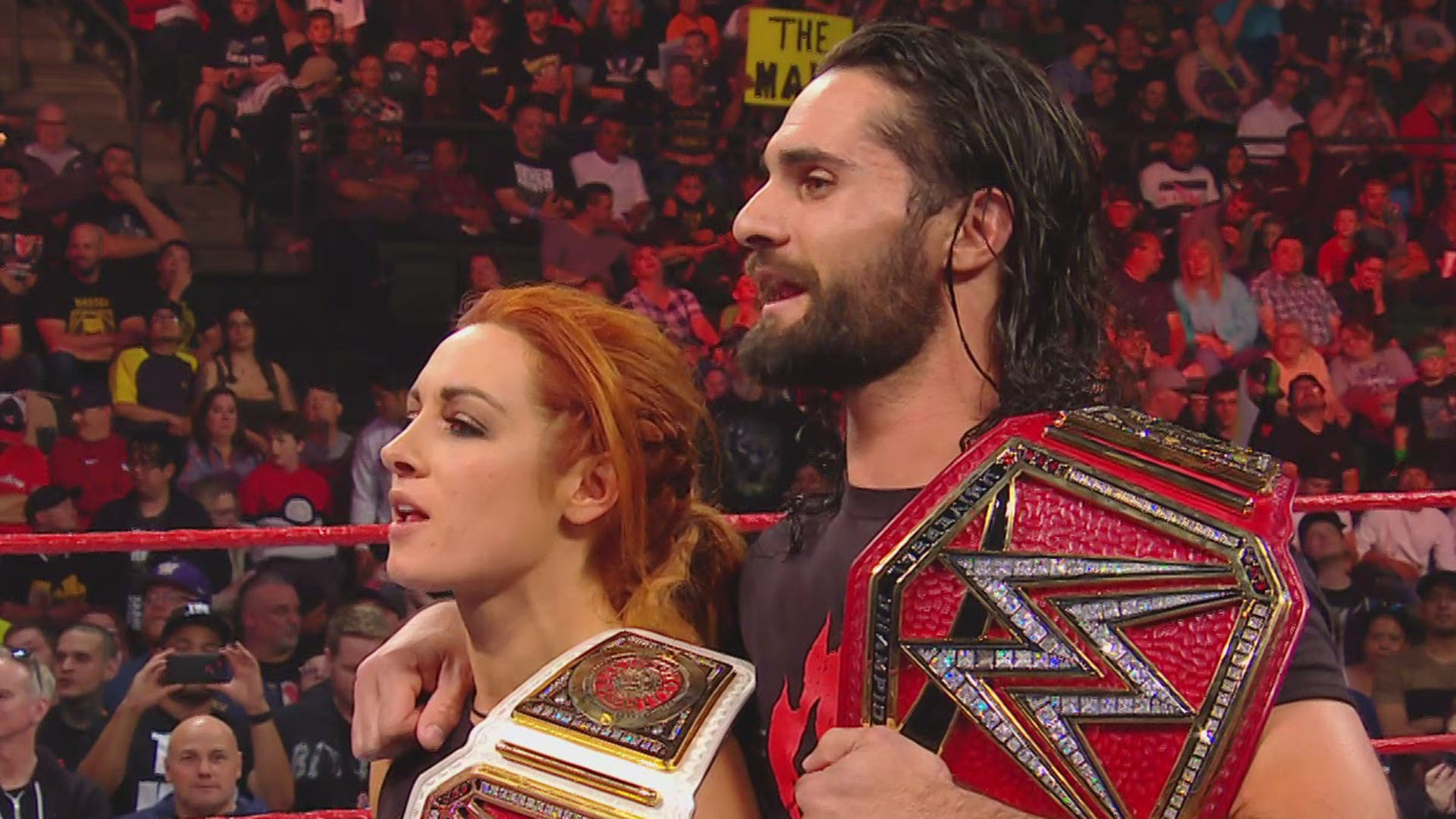 Becky Lynch And Seth Rollins - HD Wallpaper 