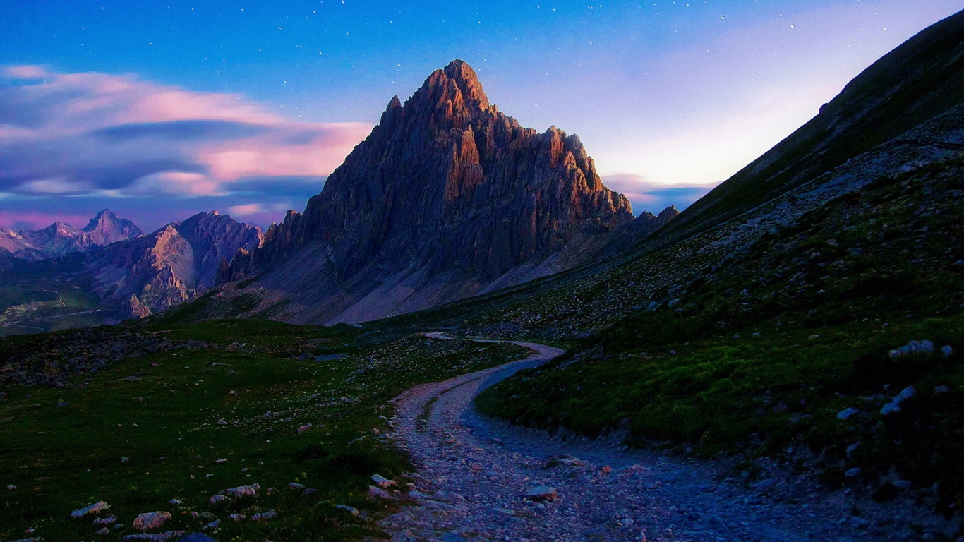 Wallpaper - Mountains Path - 1366x768 Wallpaper - teahub.io