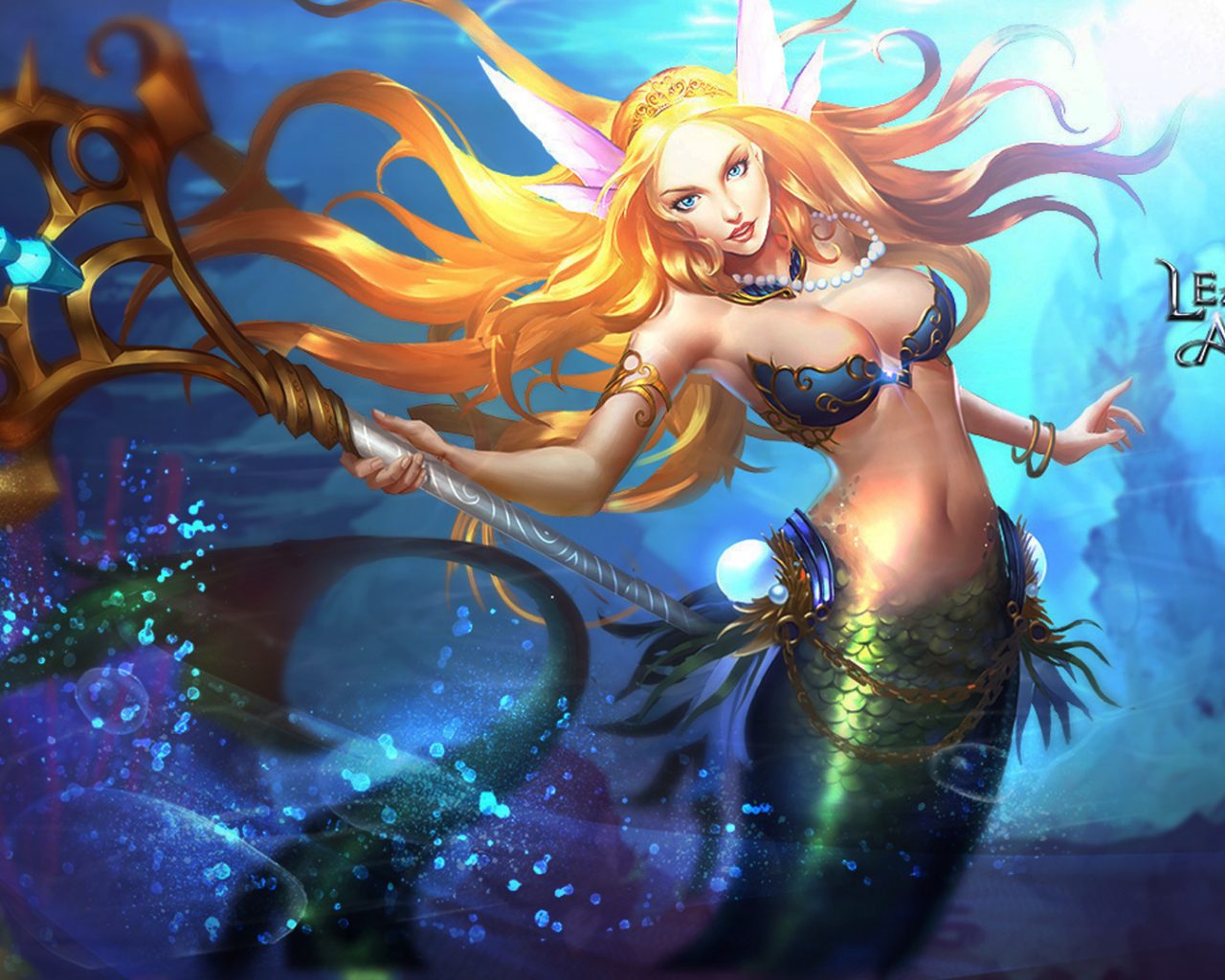Anime Mermaid Wallpaper - HD Wallpaper 