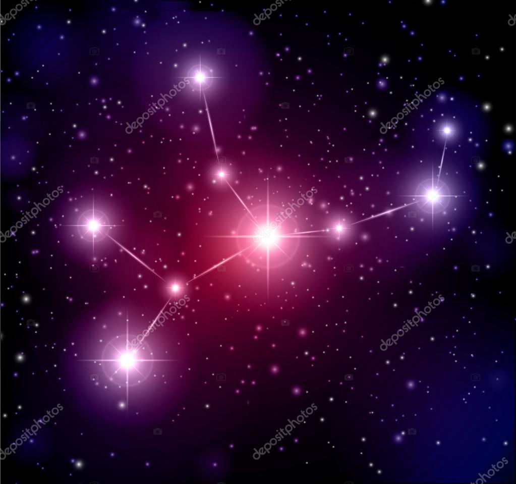 Virgo Constellation Galaxy Background - HD Wallpaper 