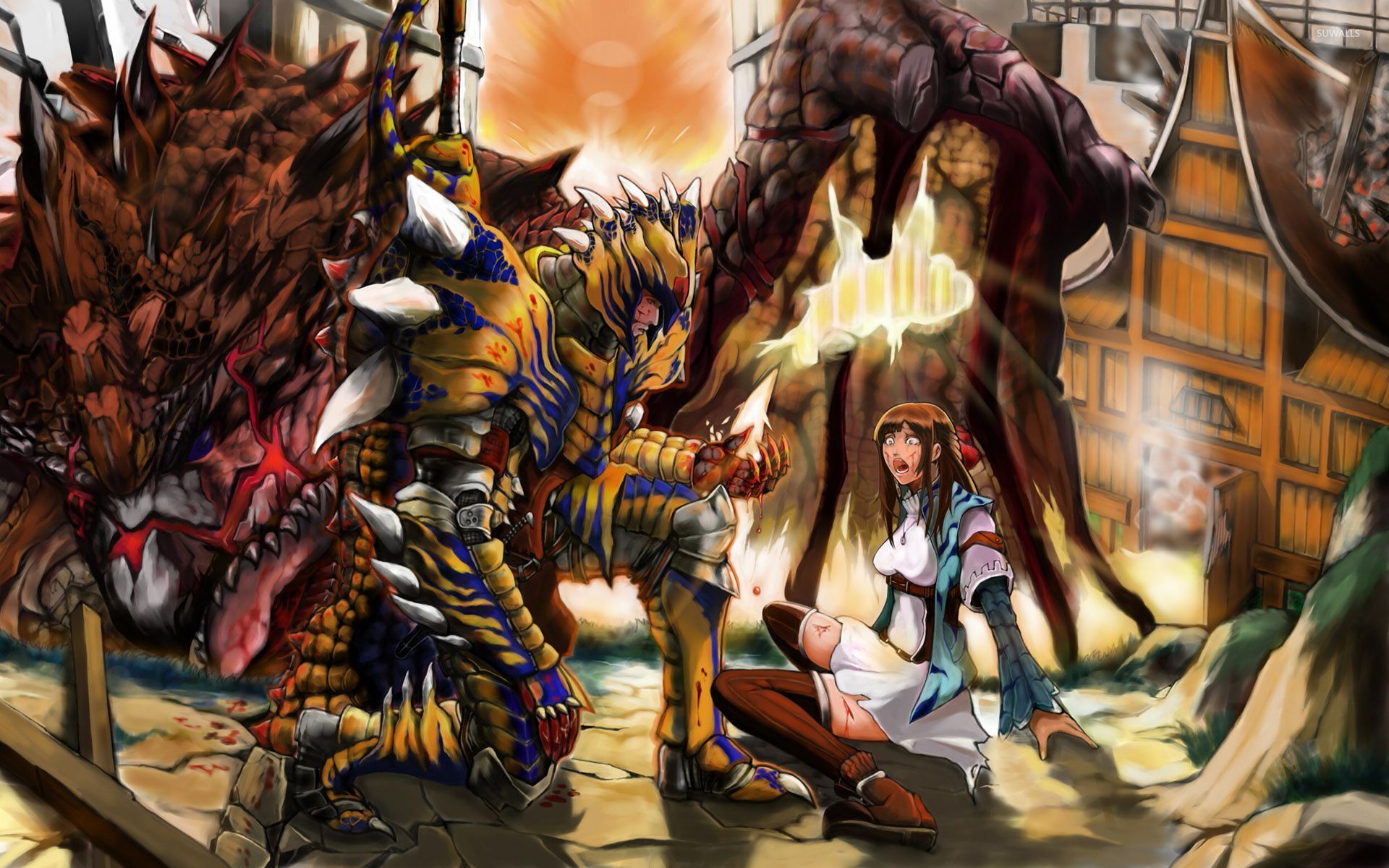 Monster Hunter Wallpaper Anime 19x10 Wallpaper Teahub Io