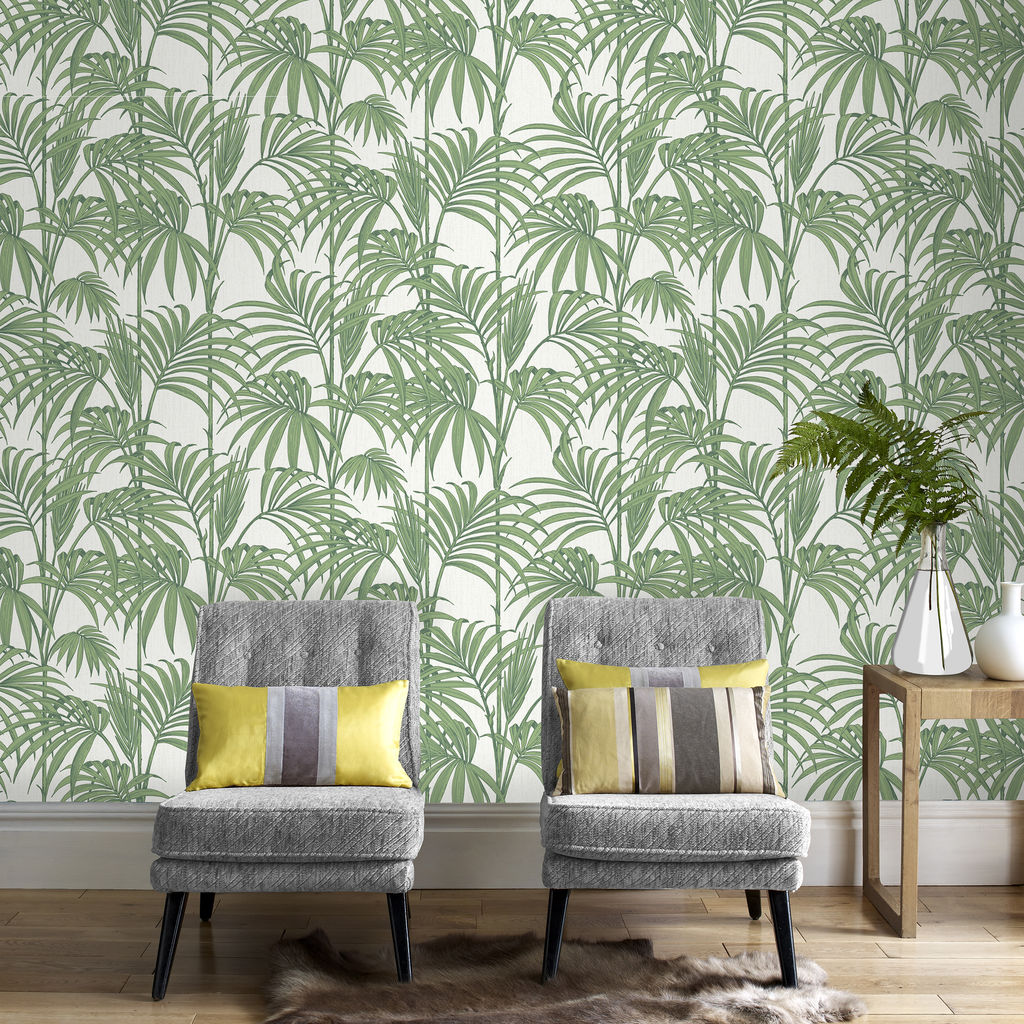 Honolulu Palm Green Wallpaper - Julien Macdonald Wallpaper Honolulu ...