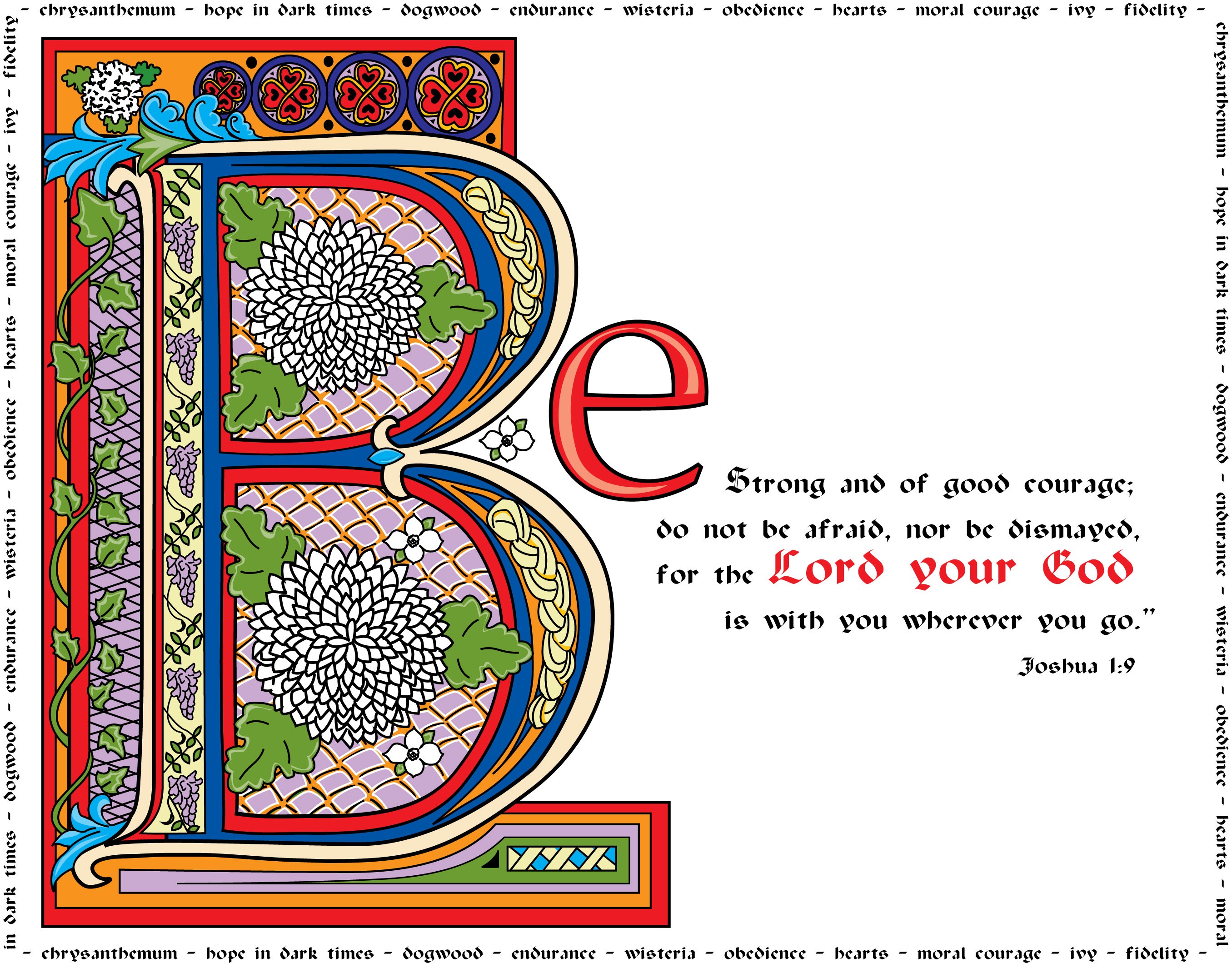 Download Illuminated Manuscript Bible Verse - Teahub.io