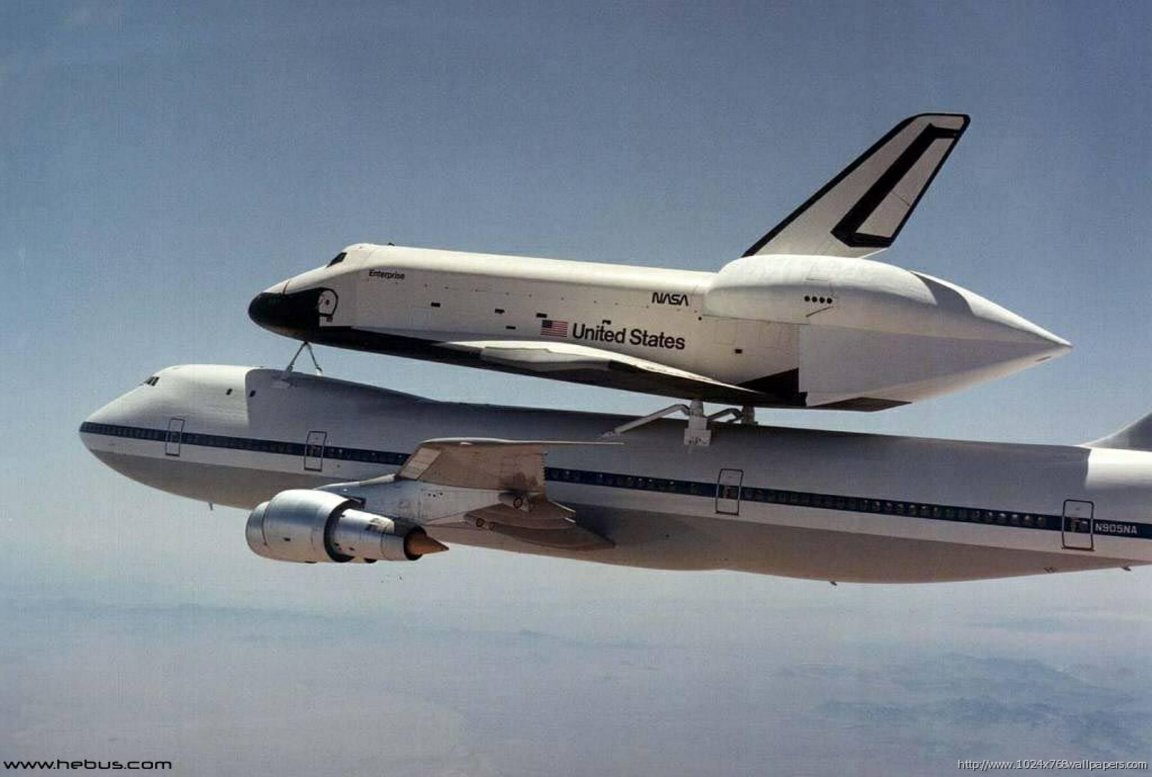 Space Shuttle Enterprise - Space Shuttle Enterprise Flight - 1152x777 ...