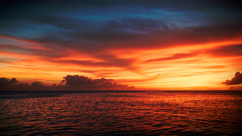 Caribbean Sunsets - 1024x576 Wallpaper - teahub.io