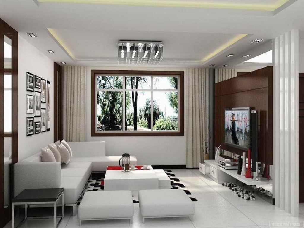 Small Space Modern Living Room Design - HD Wallpaper 