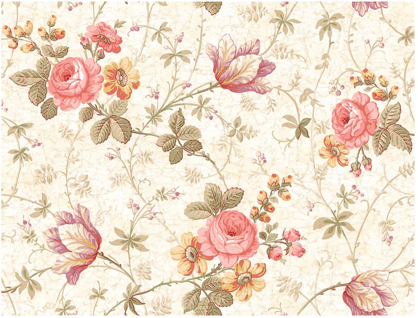 York Wallcoverings Ln7536smp Remington Rose Tulip Floral - Fondo Rosa Palo  Con Flores - 1332x1013 Wallpaper - teahub.io