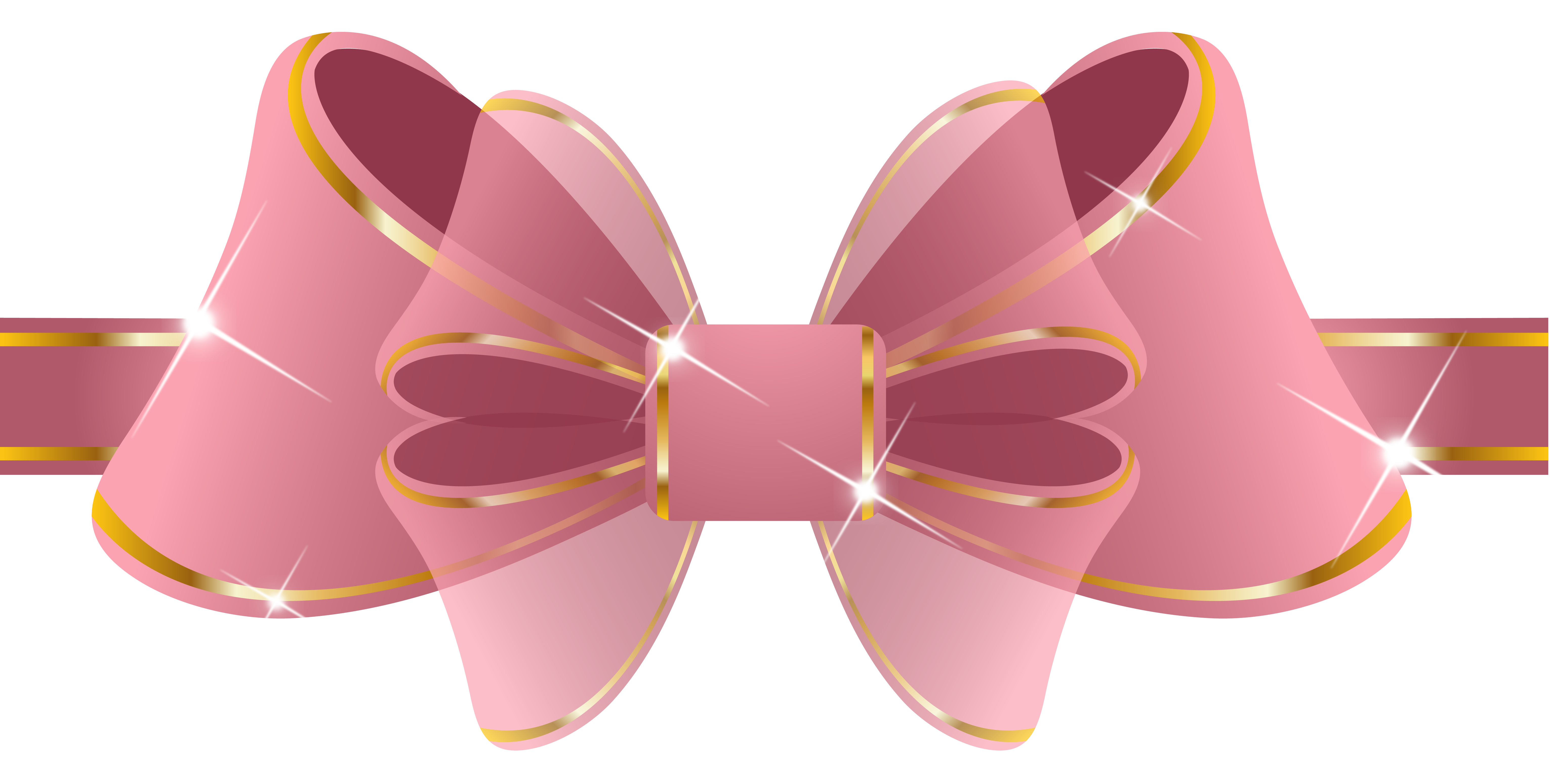 Beautiful Pink Ribbon Png Clipart Image Bow Transparent Background Pink Ribbon 6124x3101 Wallpaper Teahub Io