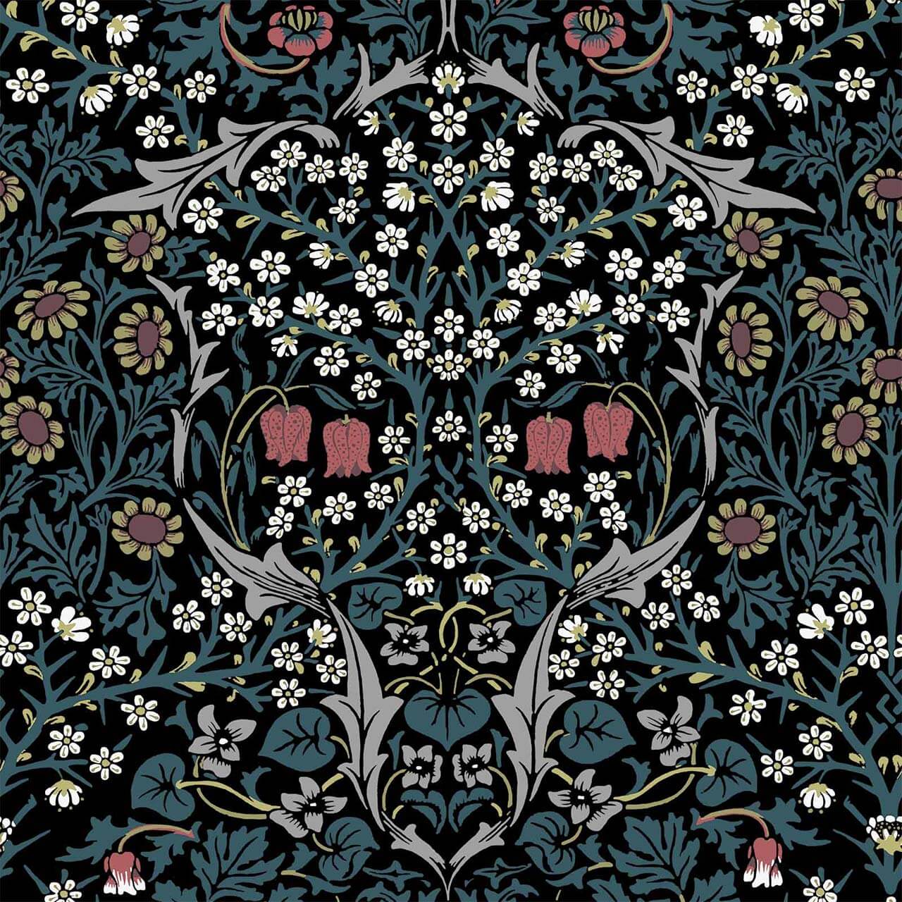 Blackthorn Teal - HD Wallpaper 