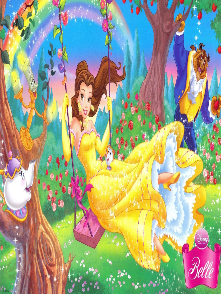 Princess Belle Wallpaper - 768x1024 Wallpaper - teahub.io