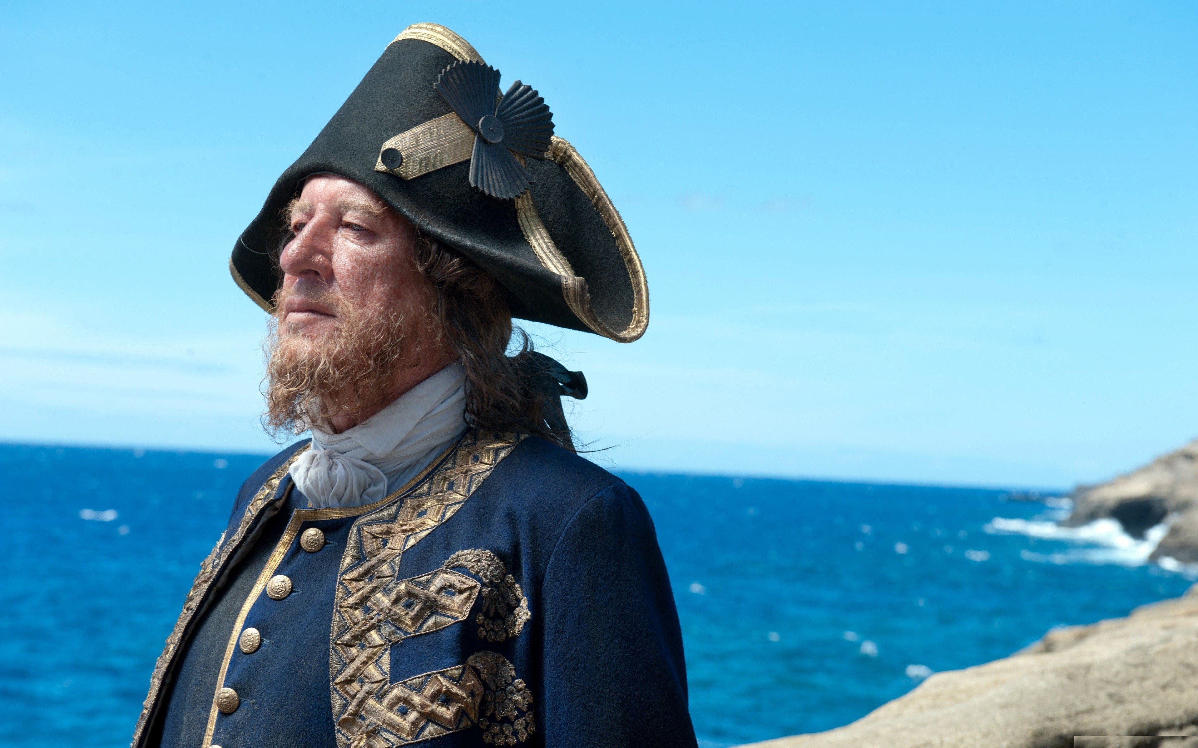 Pirates Of The Caribbean Geoffrey Rush Pirates Of The Hector Barbossa 3840x2400 Wallpaper 5689