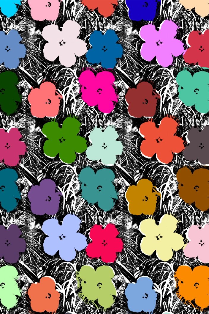 Andy Warhol Flowers 704x1056 Wallpaper Teahub Io