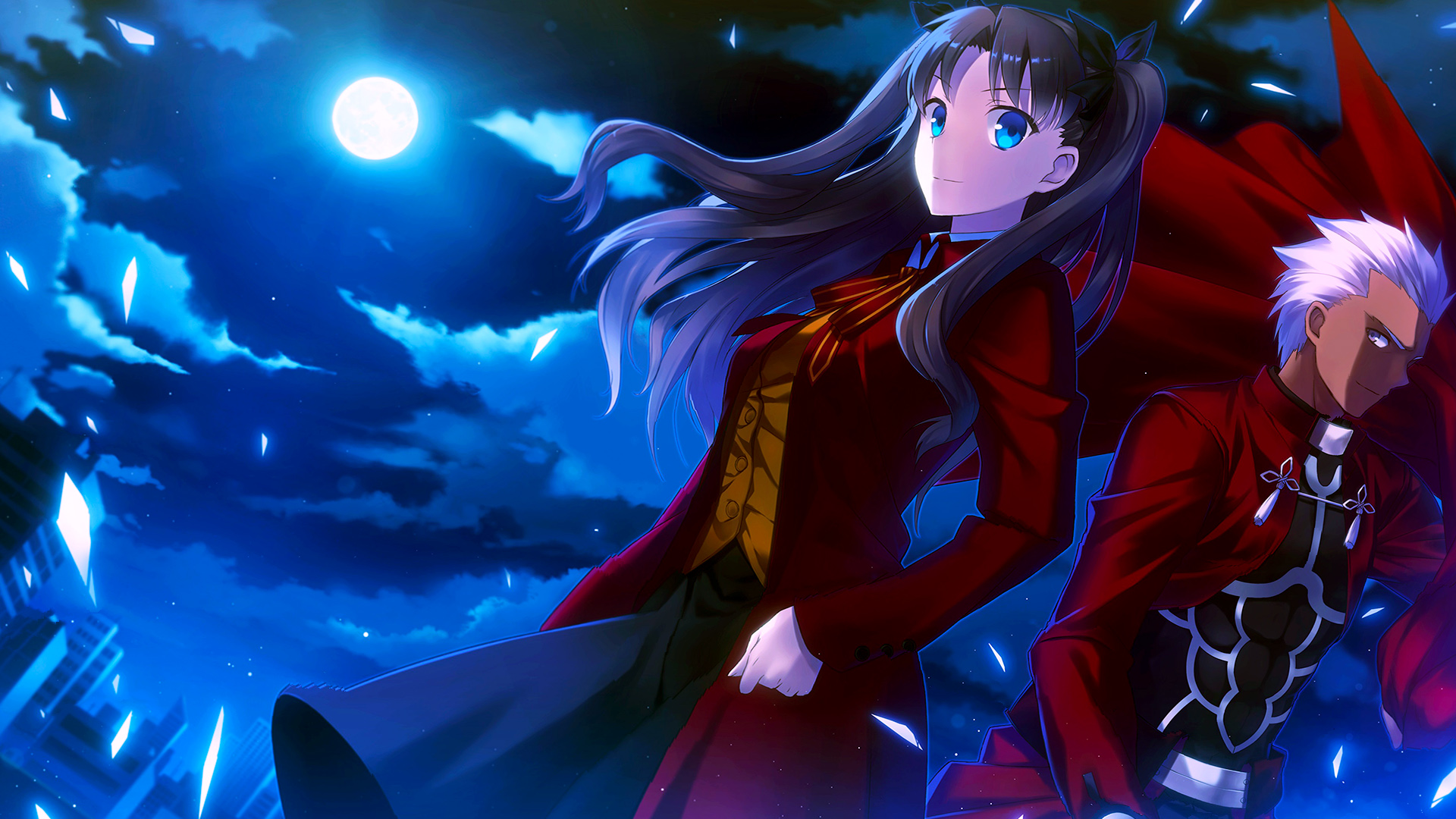 Fate Stay Night Download Wallpaper Rin Tohsaka Wallpaper 4k 19x1080 Wallpaper Teahub Io