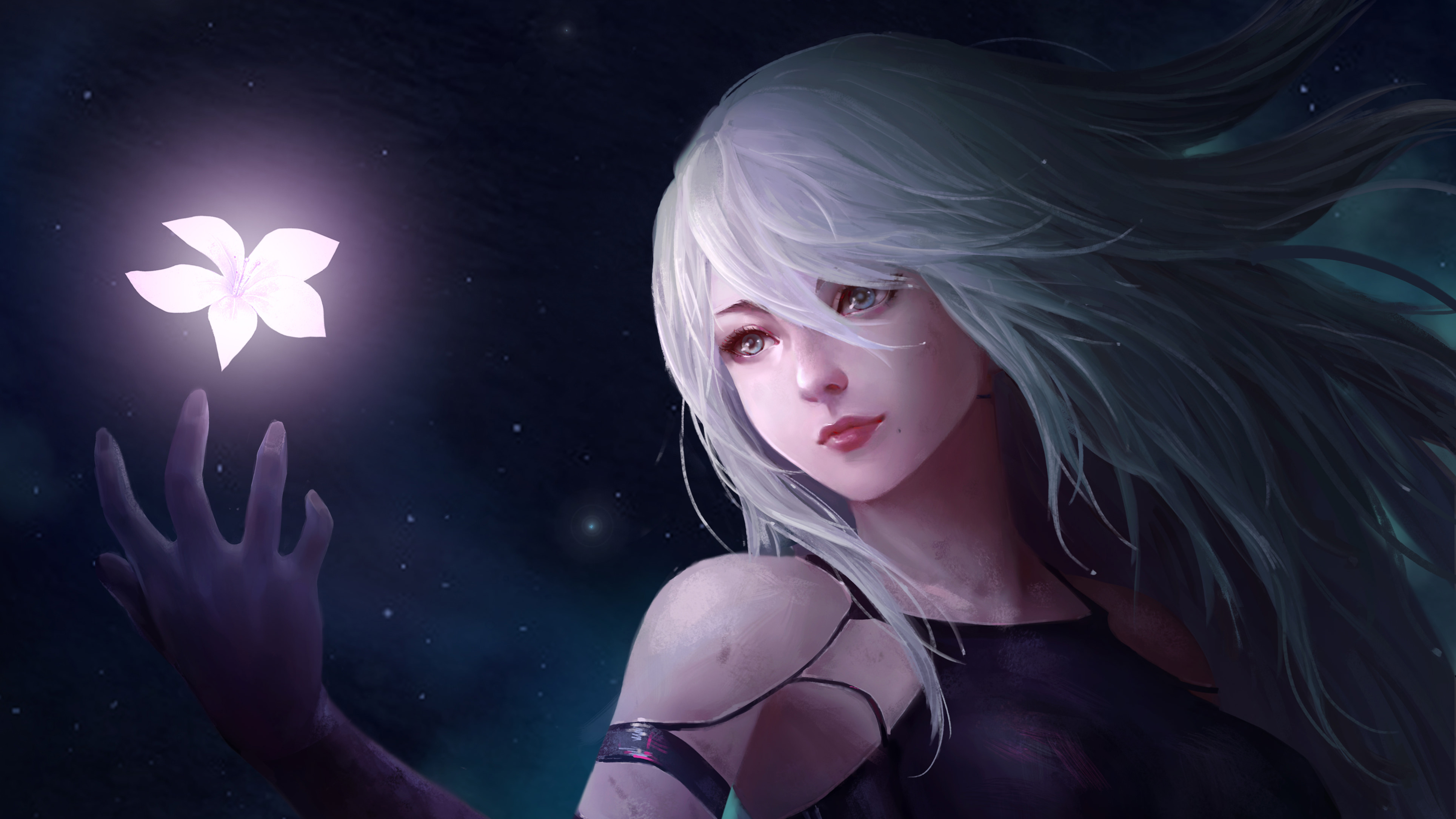 Nier Automata A Lunar Tear K Wallpapers Nier Automata Wallpaper A X Wallpaper