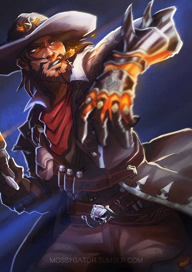 Mccree Halloween Skin Fanart 811x1149 Wallpaper teahub.io