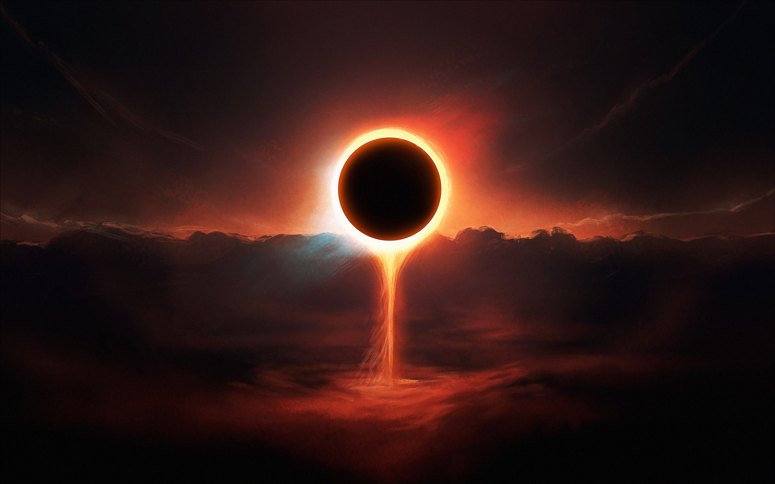 Eclipse Solar - HD Wallpaper 