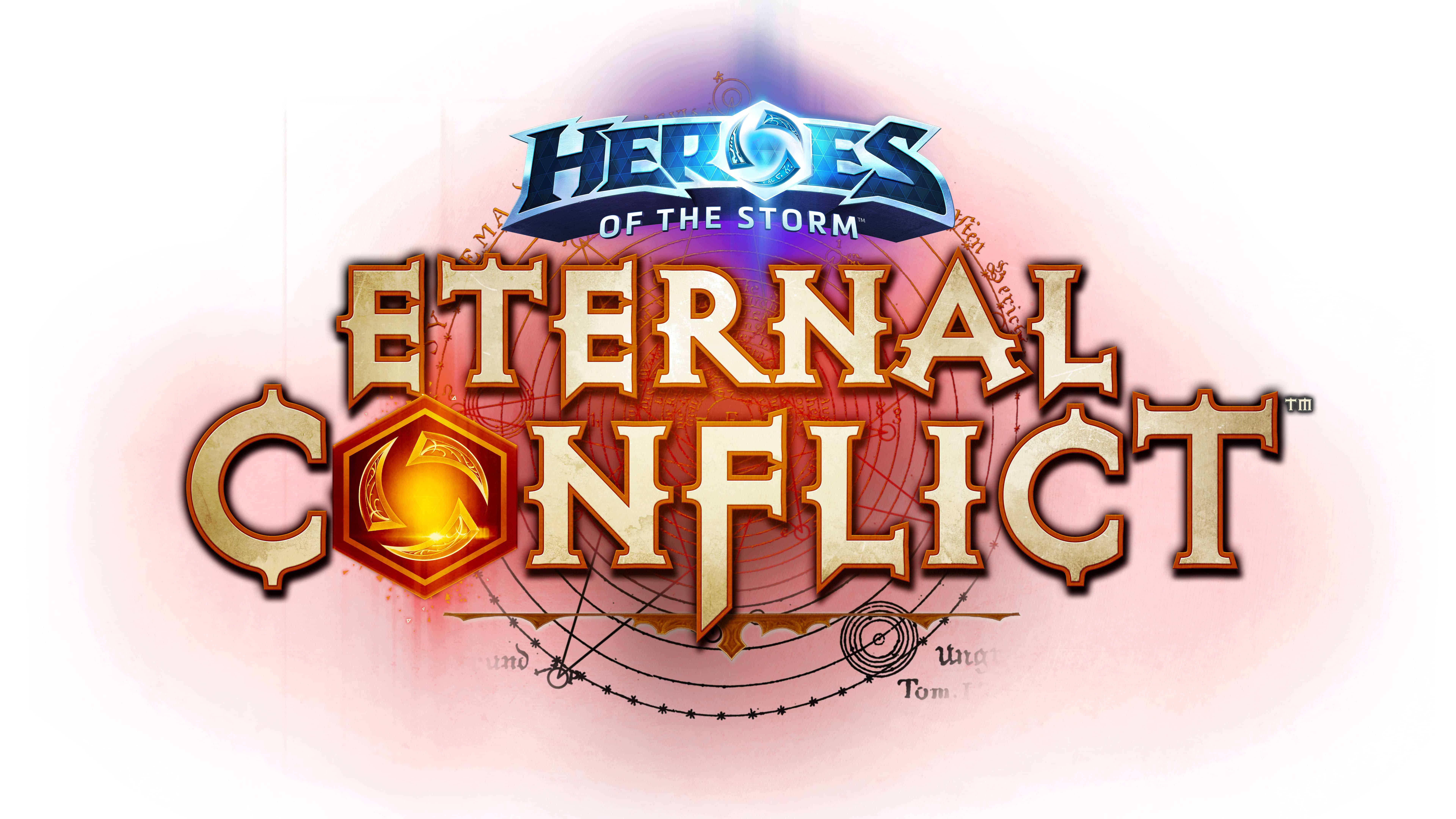 Heroes Of The Storm Eternal Conflict Logo Uhd 8k Wallpaper - Heroes Of The Storm - HD Wallpaper 