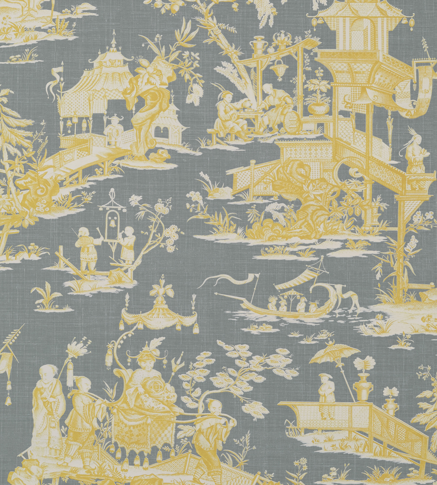 Download Yellow Chinoiserie Wallpaper - Teahub.io