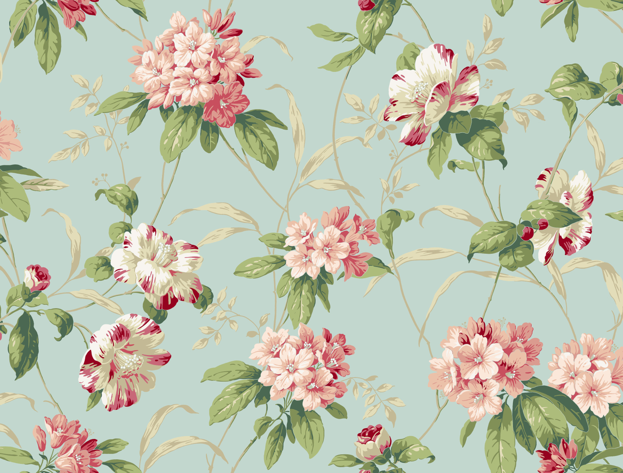 Floral Walpaper - HD Wallpaper 