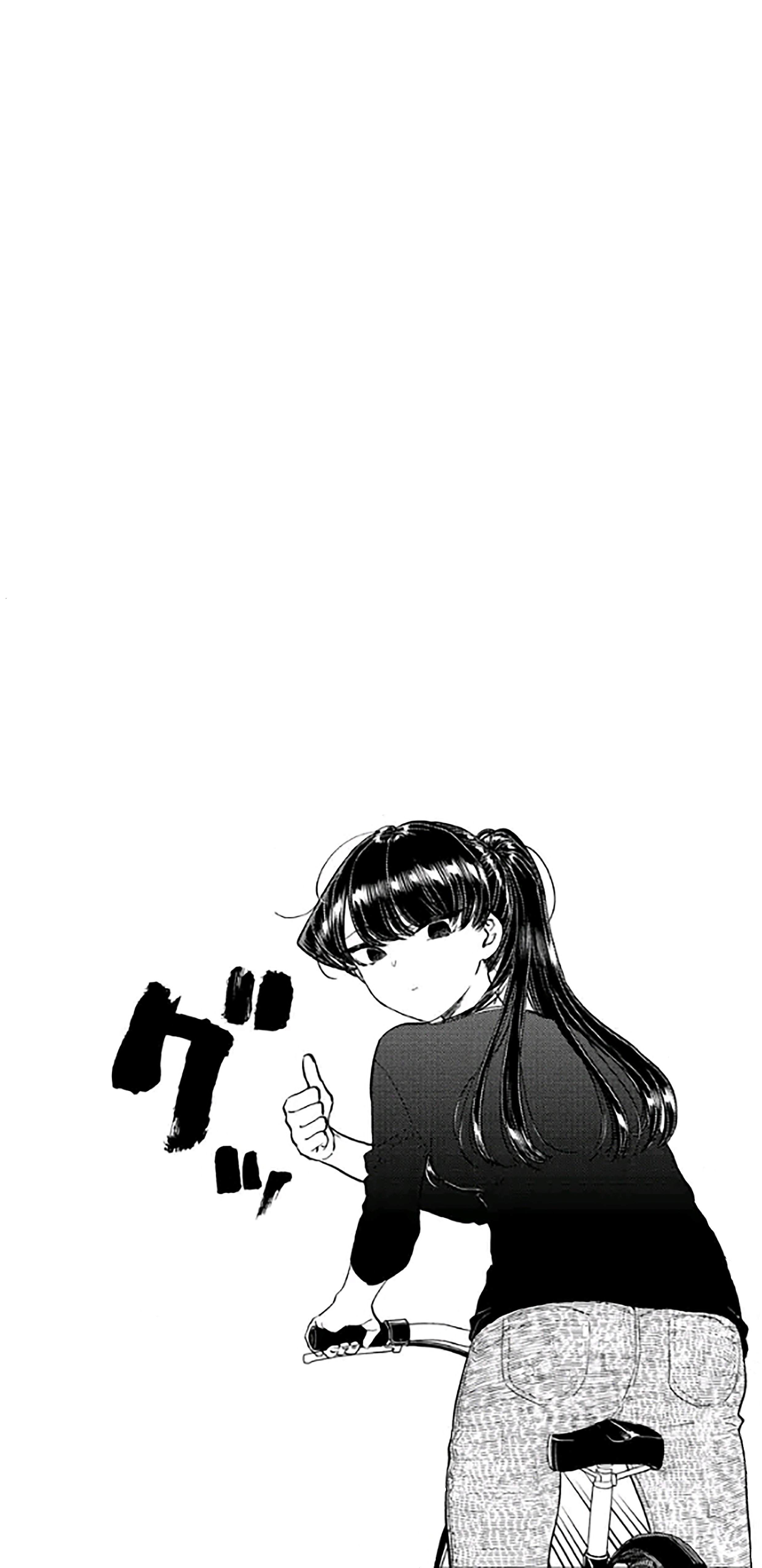 komi can't communicate wallpaper