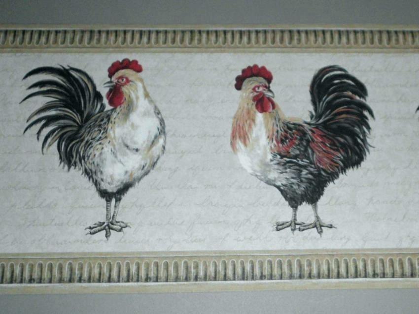 Rooster Wall Borders Rooster Wallpaper Border Roosters - Rooster ...