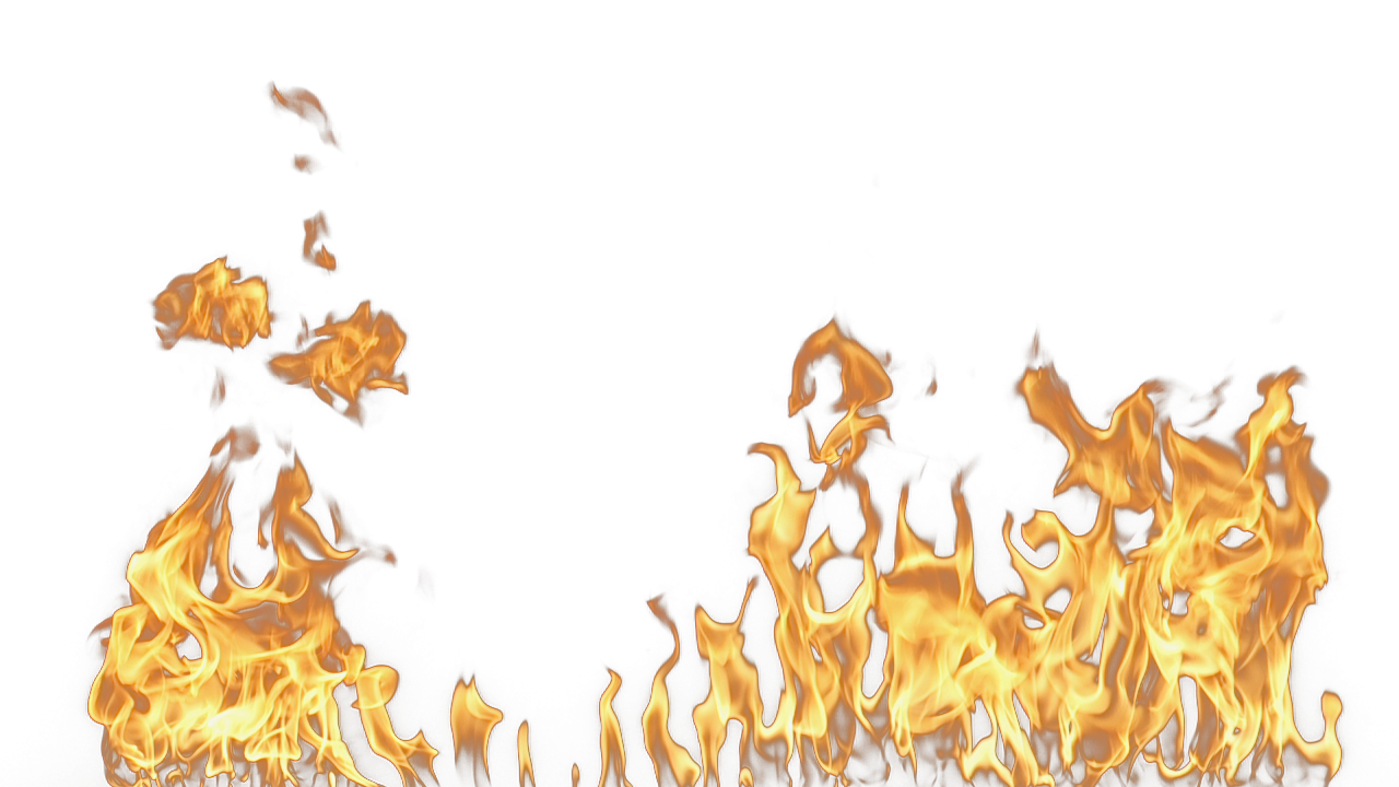 Yellow Flame Wallpaper - Fire Effect Transparent Background - 1280x720  Wallpaper 