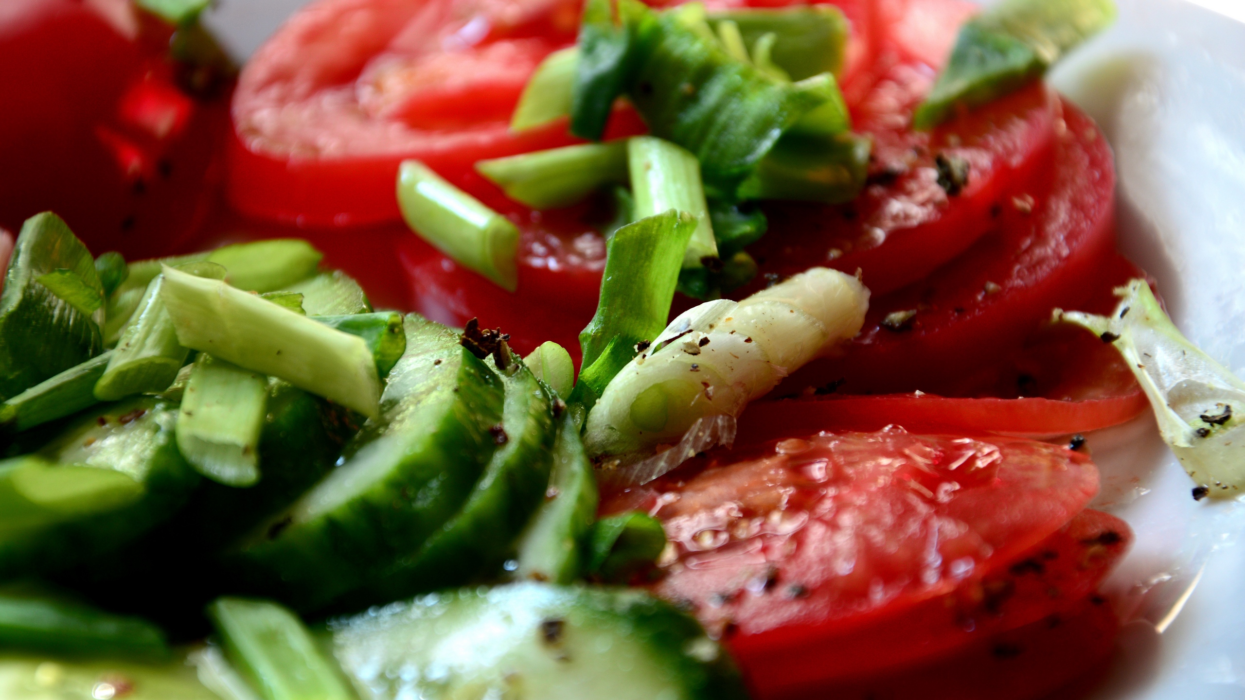 Wallpaper Tomatoes, Lettuce, Herbs, Butter, Cucumbers - HD Wallpaper 