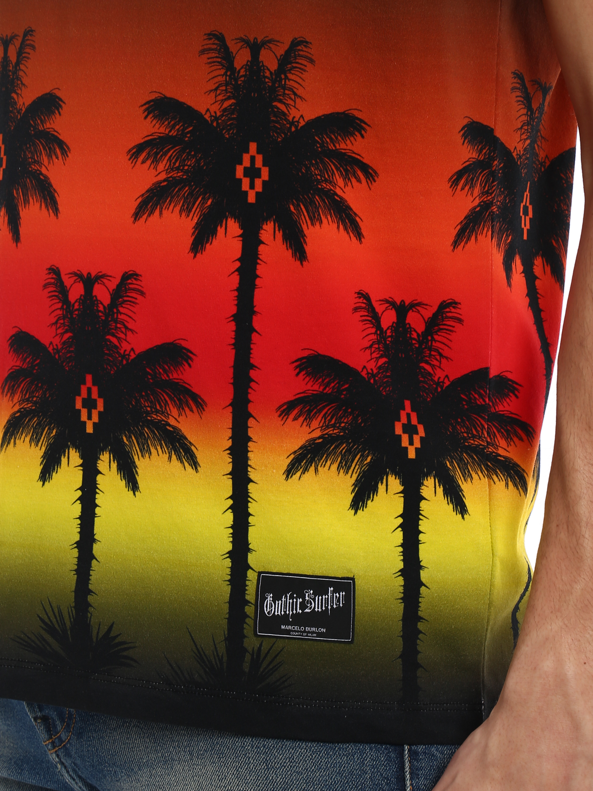 ugunstige Furnace praktisk Marcelo Burlon Buy Online Red Palm T-shirt - Marcelo Burlon Palm Shirt -  1200x1600 Wallpaper - teahub.io