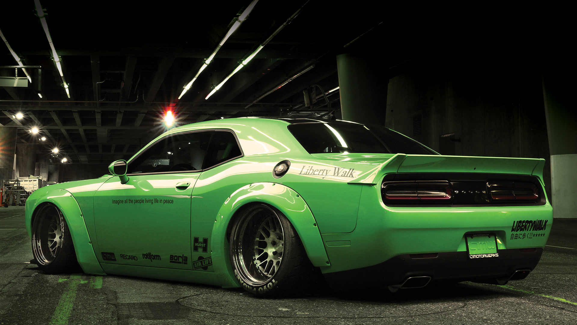 Liberty Walk Dodge Challenger Hellcat Coupe Cars Bodykit Liberty Walk Hellcat Widebody 1920x1080 Wallpaper Teahub Io