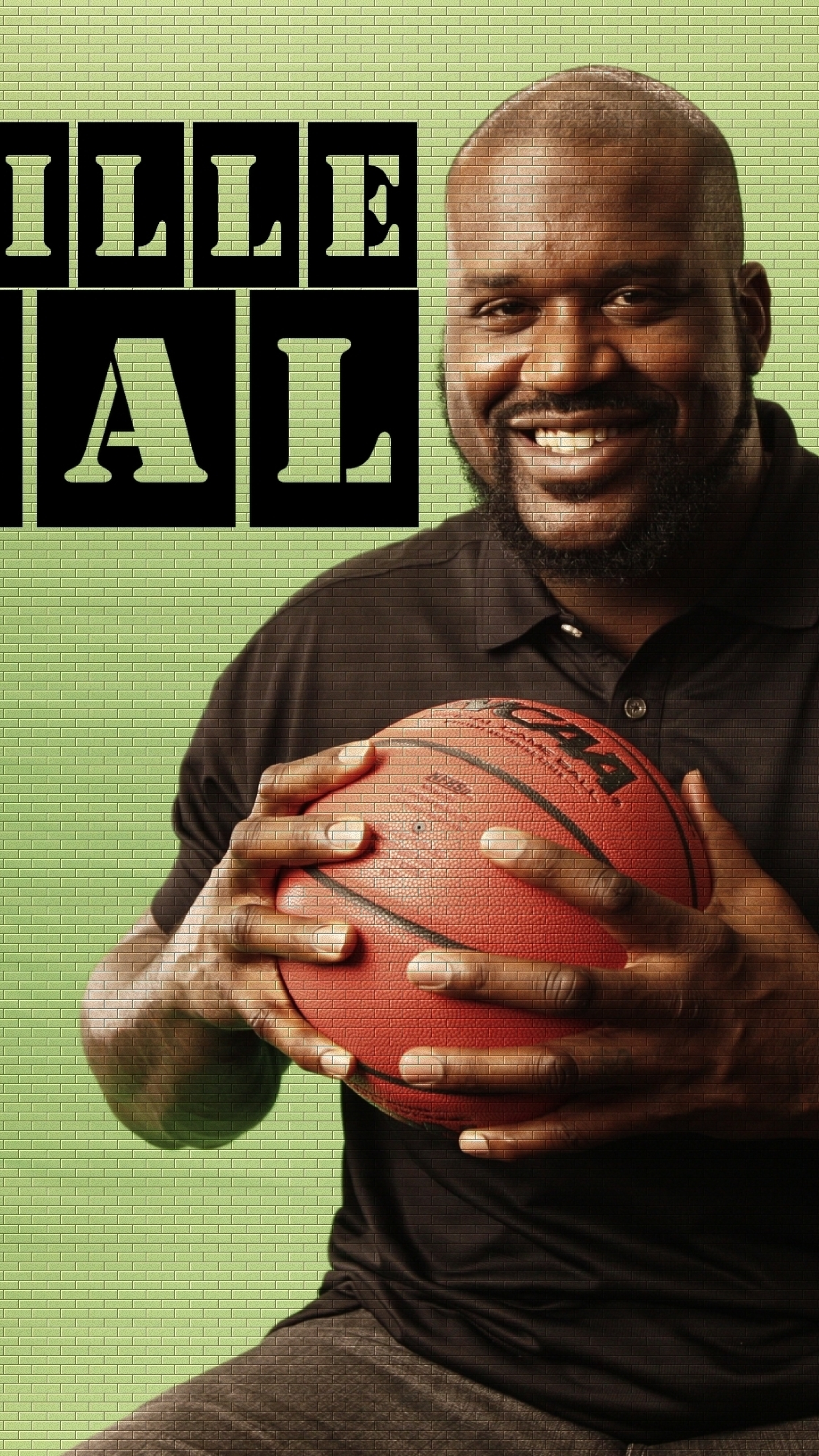 Shaquille o'neal holding a donut