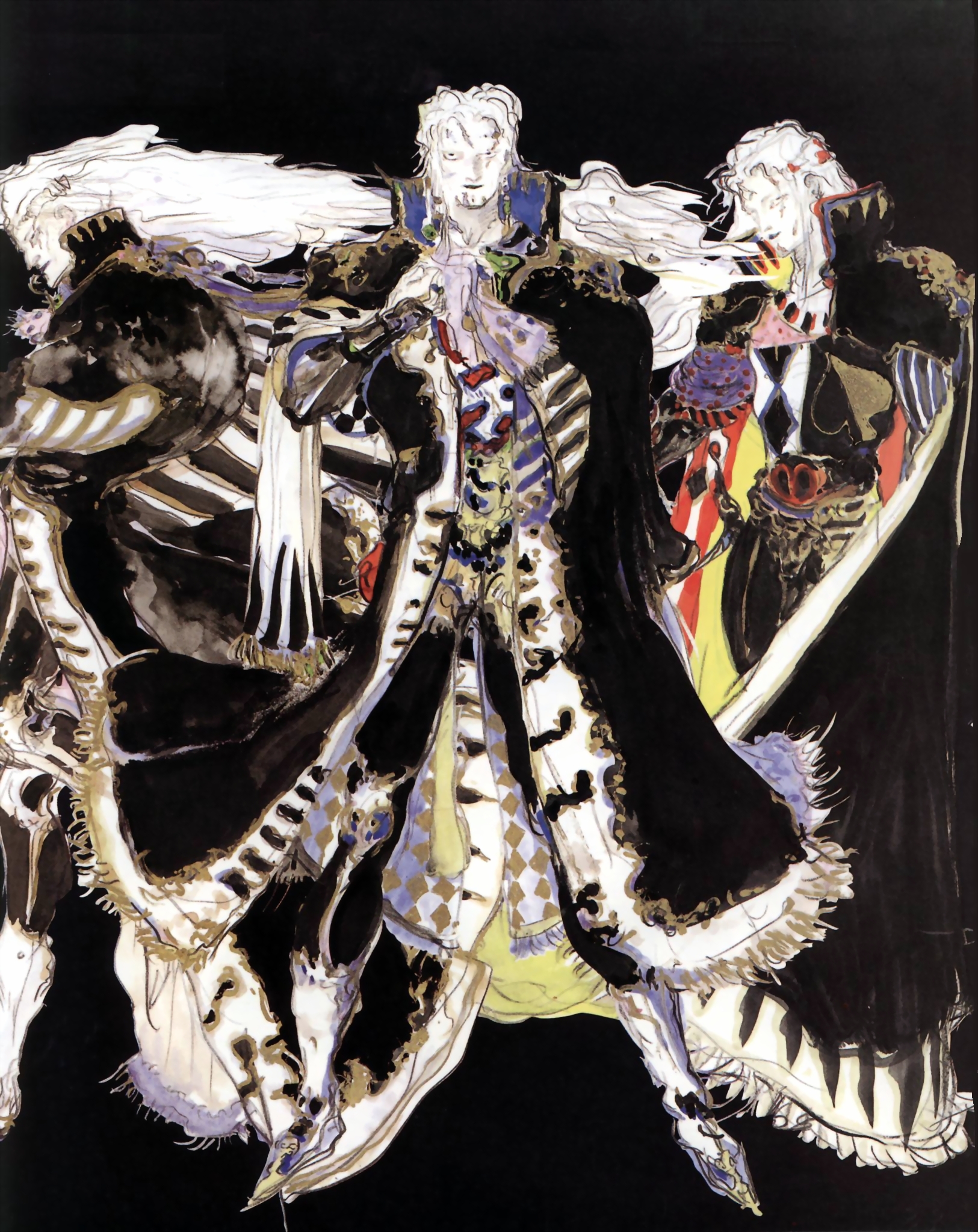 Setzer Gabbiani - Amano Final Fantasy Character Art - HD Wallpaper 