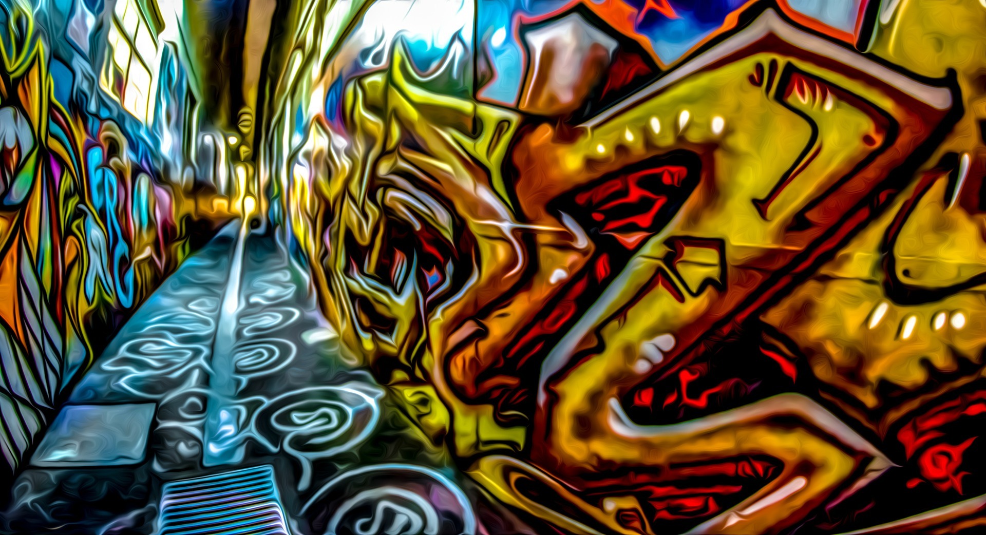 Street Wall Painting Wallpapers - Imagenes De Graffitis 4k - 1920x1042