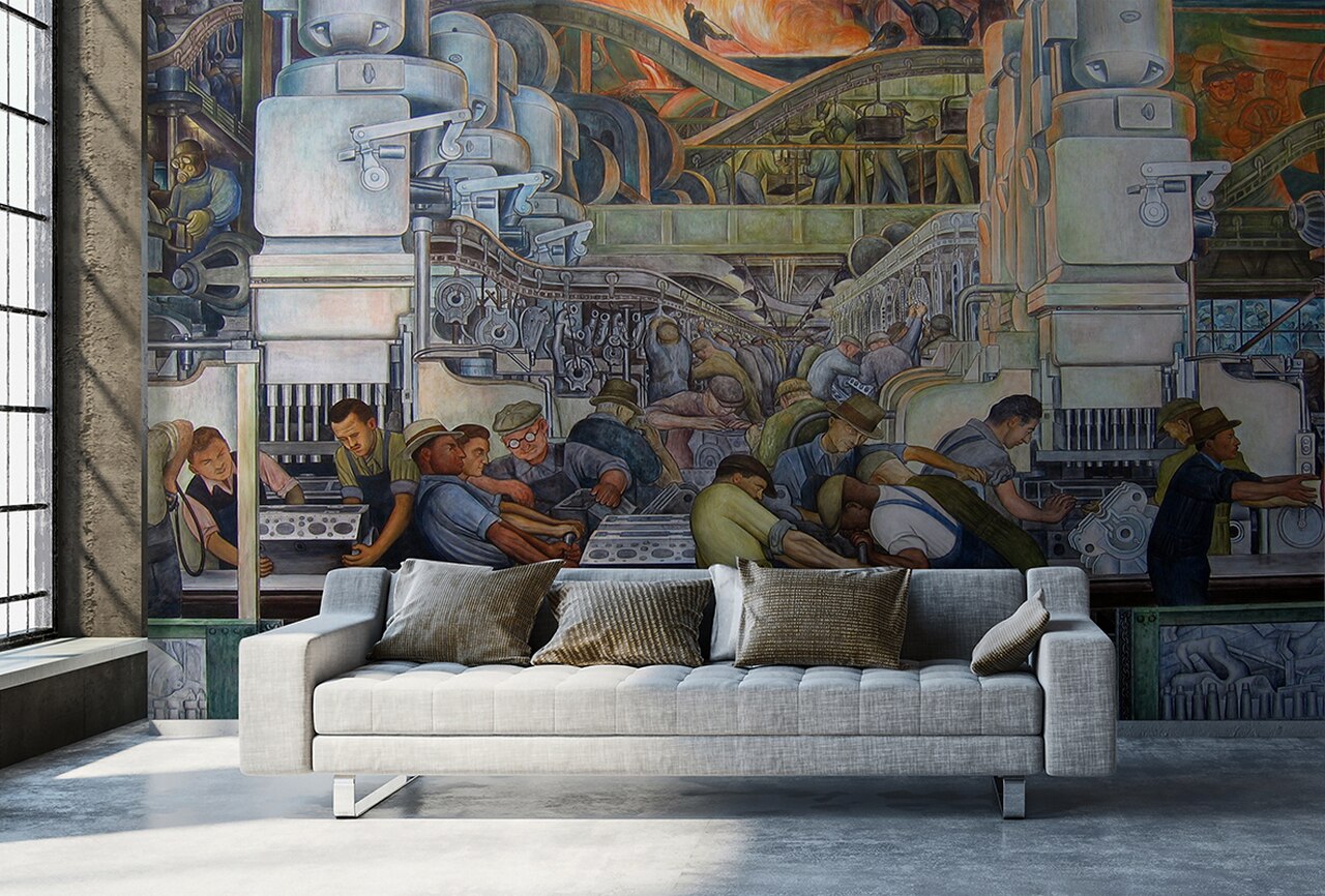 Diego Rivera Detroit - HD Wallpaper 
