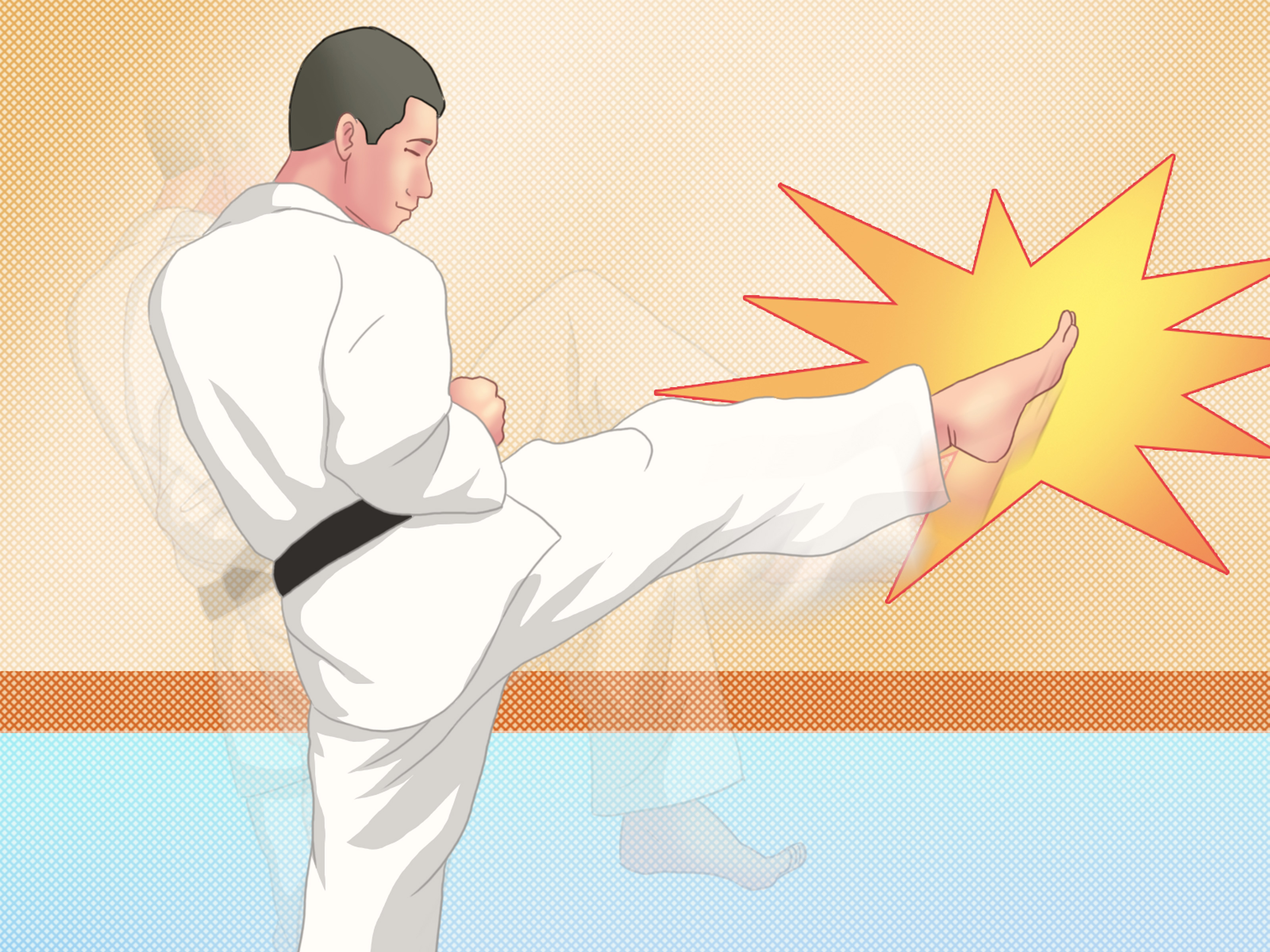 Image Titled Perform A Taekwondo Front Kick Step Basic Taekwondo Kicks 30x2400 Wallpaper Teahub Io